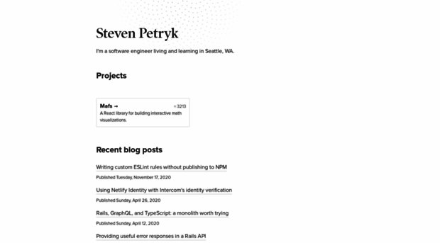 stevenpetryk.com