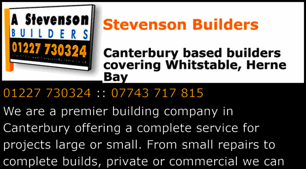 stevensonbuilders.co.uk