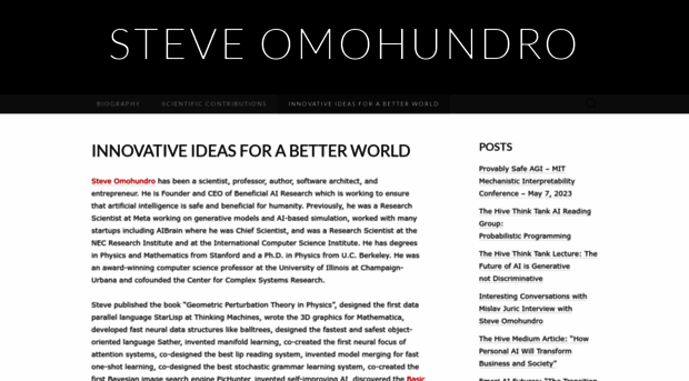 steveomohundro.com