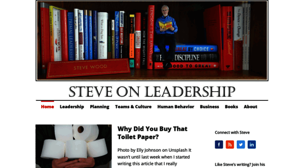 steveonleadership.com