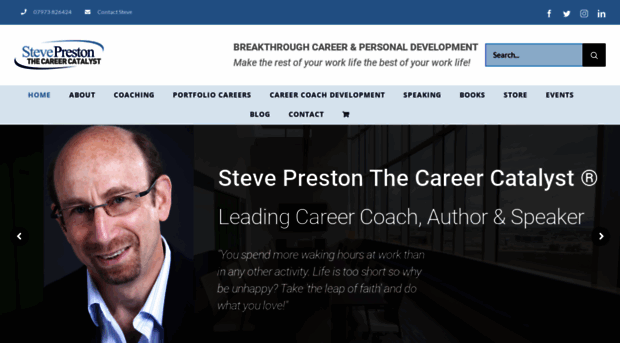 steveprestonthecareercatalyst.com