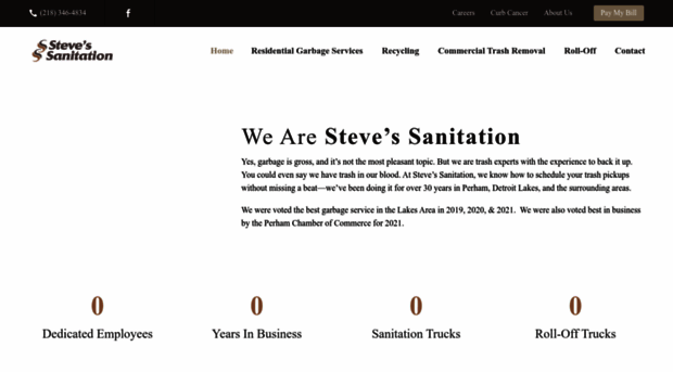 stevessanitation.com