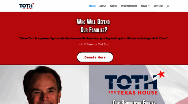 stevetothfortexas.com