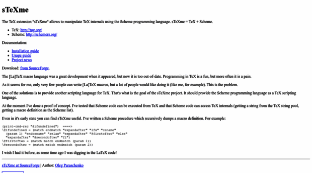 stexme.sourceforge.net