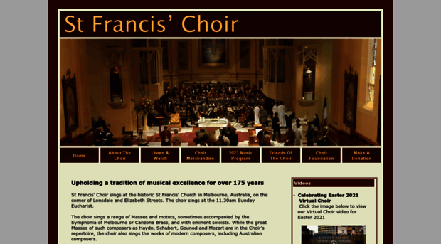 stfrancischoir.org.au