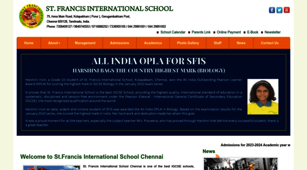 stfrancisinternationalschool.com