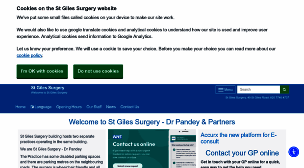 stgilessurgery.co.uk