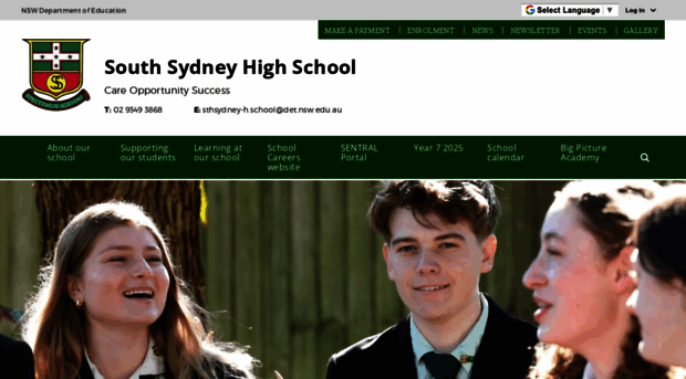 sthsydney-h.schools.nsw.gov.au - Home - South Sydney High Schoo ...