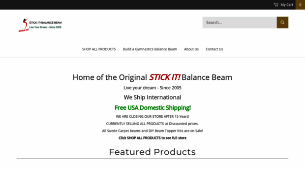 stickitbalancebeam.com