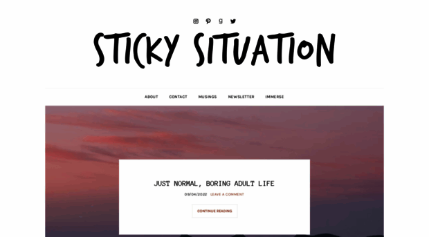 stickysituation.blog