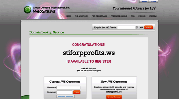 stiforpprofits.ws