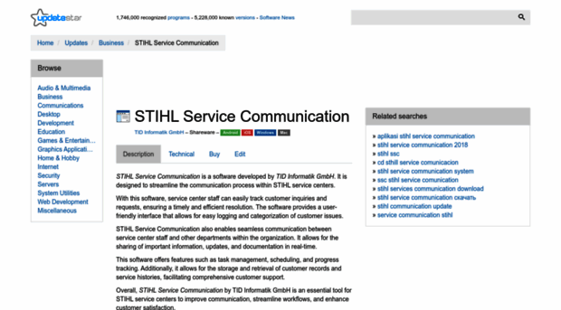 stihl-service-communication.updatestar.com