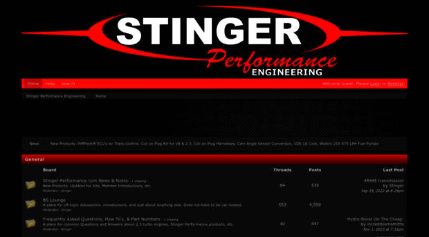 stinger-performance.proboards.com