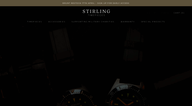 stirlingtimepieces.com