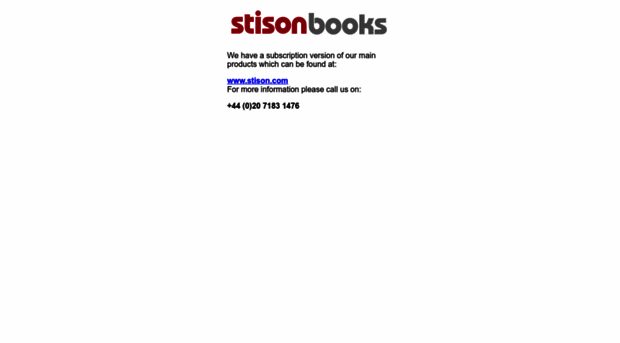 stisonbooks.com