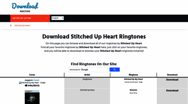 stitchedupheart.download-ringtone.com