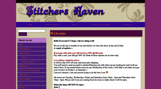 stitchershavenal.com