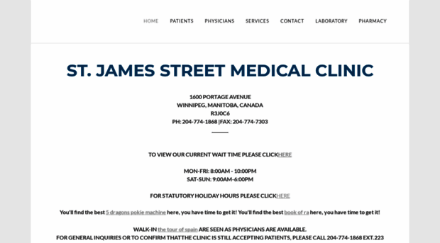 stjamesstreetmedicalclinic.ca