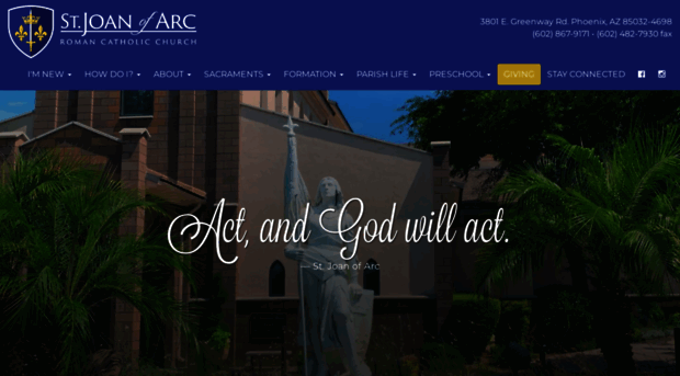 stjoanofarc.com