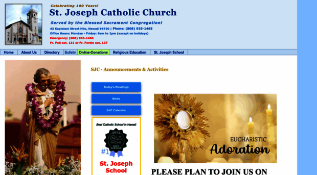 stjoehilo.com