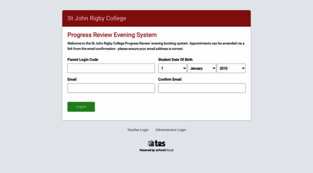 stjohnrigbycollege.parentseveningsystem.co.uk