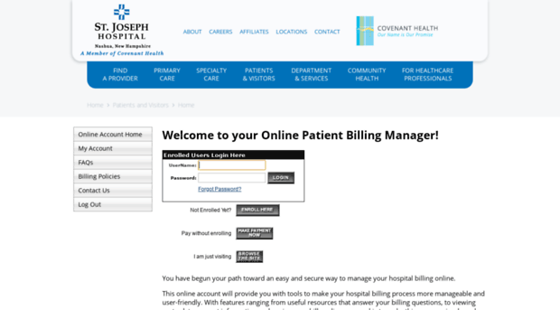 stjosephhospital.patientcompass.com