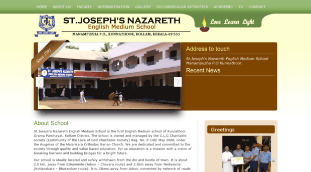 stjosephsnazarethschool.com