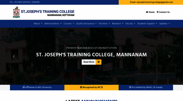 stjosephstrainingcollege.org