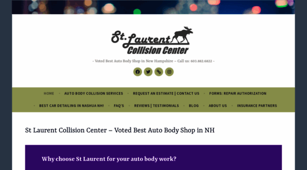 stlaurentautobody.com