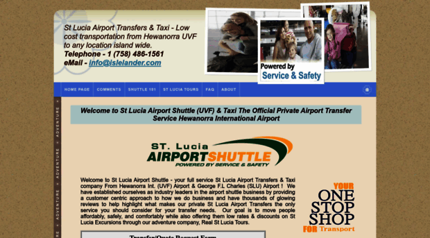 stluciaairportshuttle.com