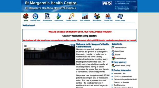 stmargaretshealthcentre.co.uk