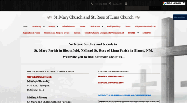 stmarybloomfield.com