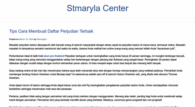stmarylacenter.org