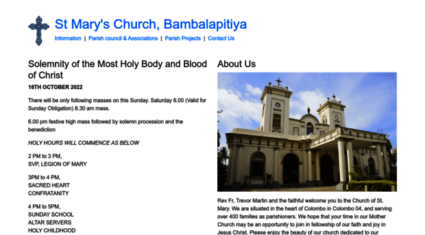 stmarysbambalapitiya.org