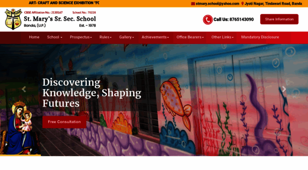 stmaryschoolbanda.com