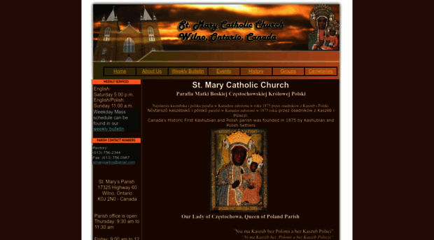 stmaryswilno.com