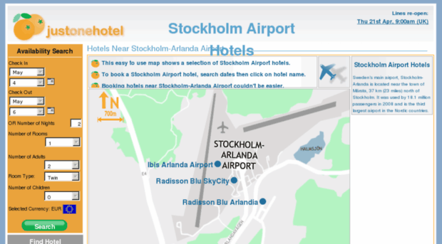 stockholm-airport-hotels.com