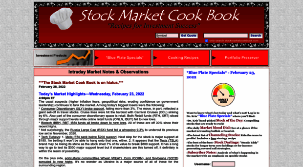 stockmarketcookbook.com