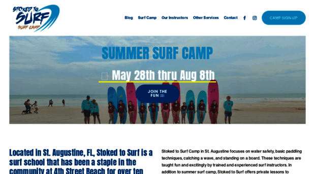 stokedtosurfcamp.com