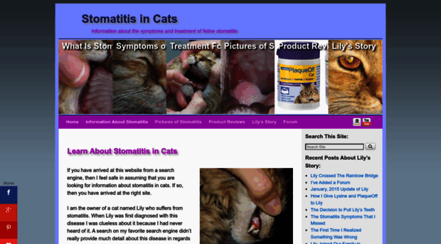 stomatitisincats.com