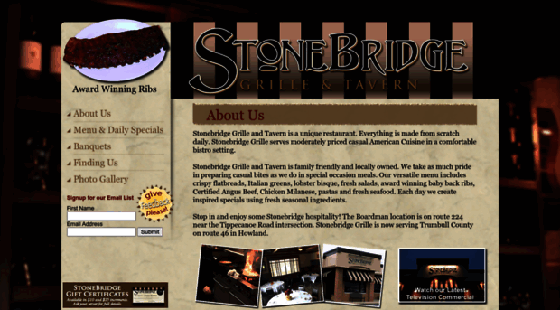 stonebridgegrille.com