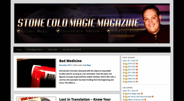 stonecoldmagicmagazine.com