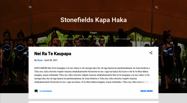 stonefieldskapahaka.blogspot.com