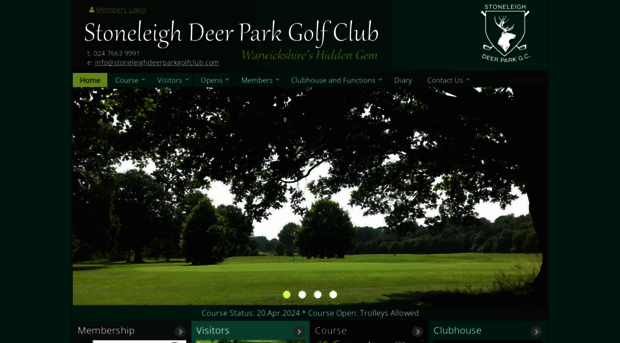 stoneleighdeerparkgolfclub.com