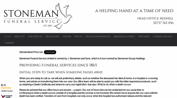 stonemanfunerals.co.uk