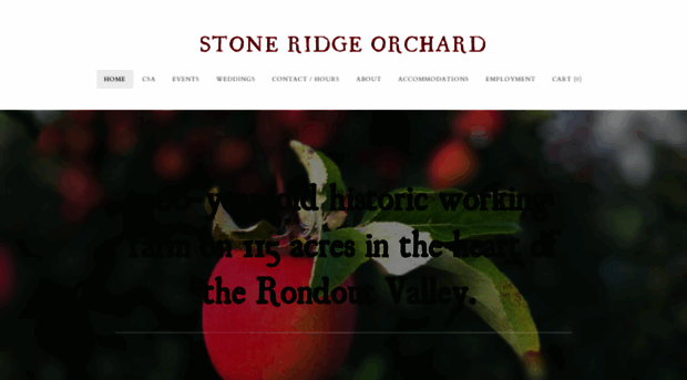 stoneridgeorchard.com