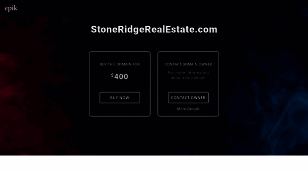 stoneridgerealestate.com