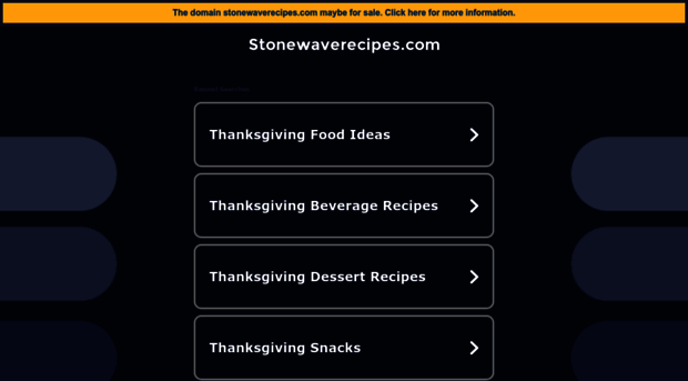 stonewaverecipes.com