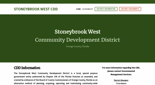 stoneybrookwestcdd.org
