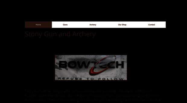 stonygunandarchery.com